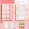 PU Leather Envelope Challenge Notebook A6 Envelope Planner A6 Budget Binders Set  Event Notepad