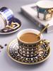 Luxury European Tower Bridge Ceramic British Coffee Cup And Saucer Spoon Set Home Afternoon Tea Milk Flower Tea Cup Mug