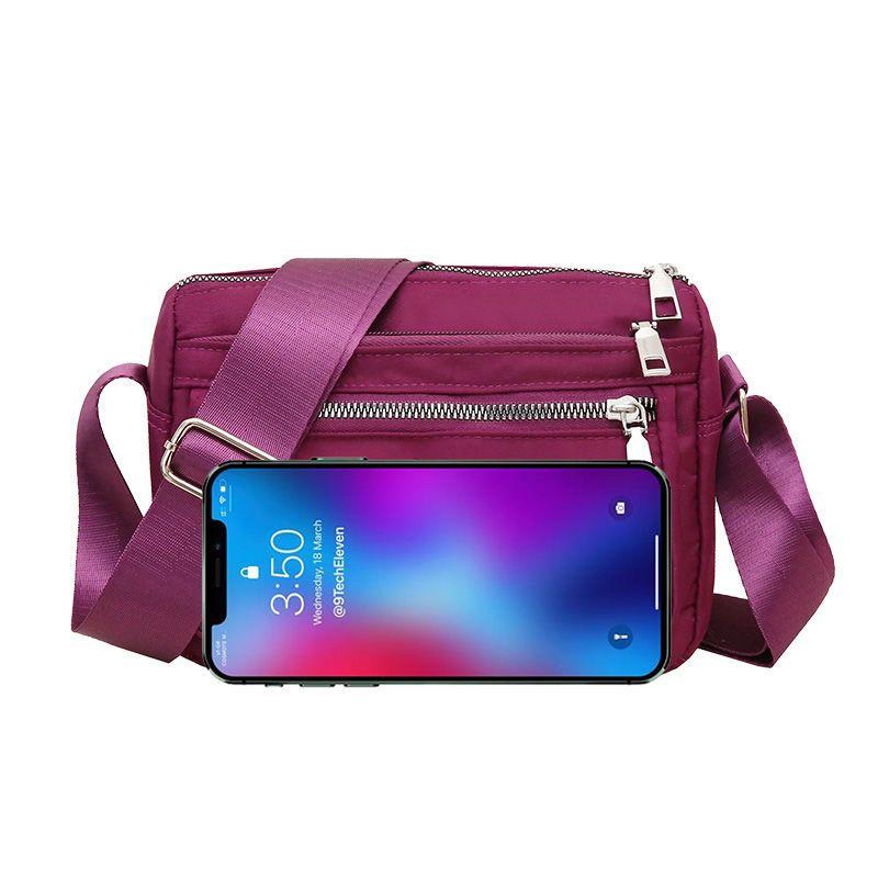 Mittelalterliche Muttertasche Umhängetasche Lässige Stofftasche Bestickter Rucksack Wasserdichtes Nylon Oxford-Gewebe Damentasche Schultertasche