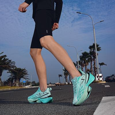 Zapatillas Deportivas Casuales de Verano para Hombre para Entrenamiento de Maratón, Zapatillas Deportivas para Hombre de Malla Transpirable con Amortiguación, Zapatillas de Alta Calidad Antideslizantes