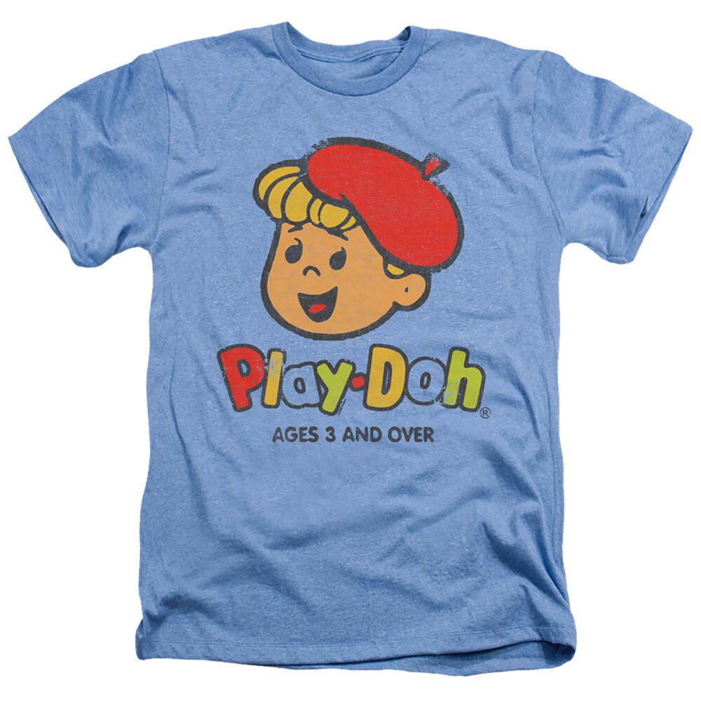 HASBRO PLAYDOH 3 AND UP Licensed Adult Men's Heather Tee Shirt SM-3XL Unisex T-Shirt