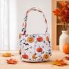 Baizihuahu Halloween Candy Bucket for Kids, Non-Woven Trick or Treat Tote Basket, Pumpkin Ghost Snack Holder with Handle Party Favors