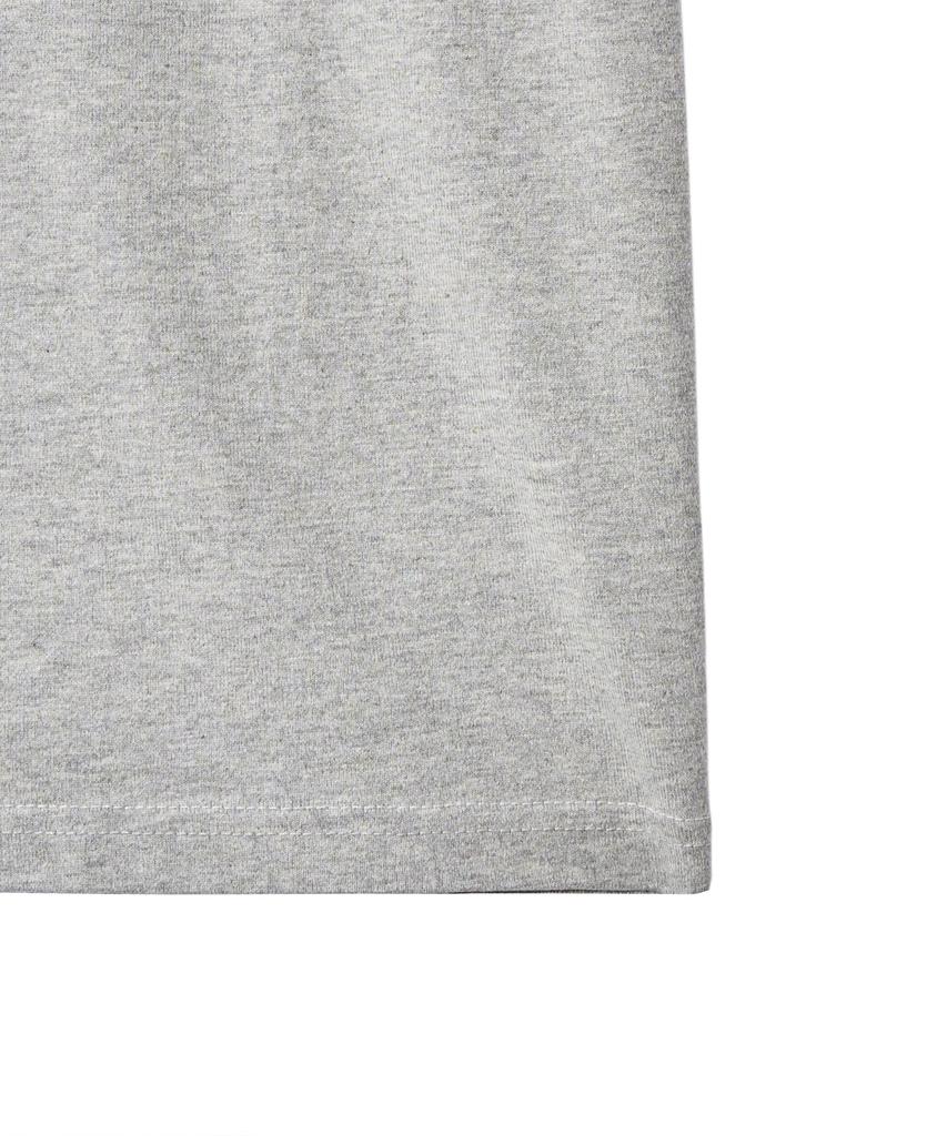 ANNOT Washed Pocket Ringer T-Shirt Melange Grey
