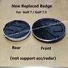 YKPSC1 No Acc New Style font Replace Style Front Grille Logo Emblem and Rear Trunk Badge Sticker for VW Golf 7.5 MK7.5 GTI Golf 7 MK7 QQ15