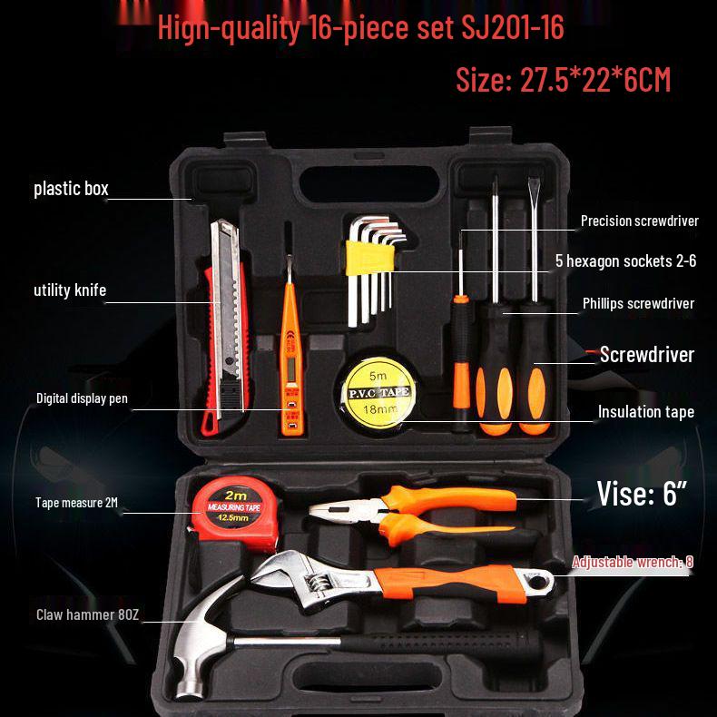 Multifunctional Household Tool Set - Repair & Car Toolbox
