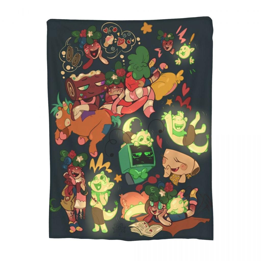 Dandy's World Game Accessories Blanket Super Soft Warm Throw Blankets for Sofa Multi-size Throws And Blankets