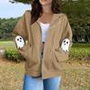 Women's Fashion Casual Long Sleeve Solid Color Hooded Sweatshirt Tops