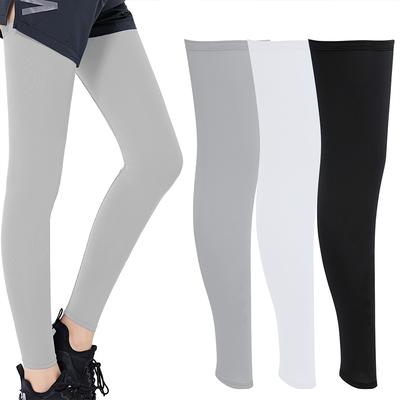 Bescherming IJszijde Zomer Basketbal Compressiebenen Antislip Lange beenmouwen Voetbalbeenmouwen