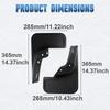 For Ford F-150 Lightning -2025 19 accessories Fender Splash Guards Front+Rear Mud Flaps Mud Flaps