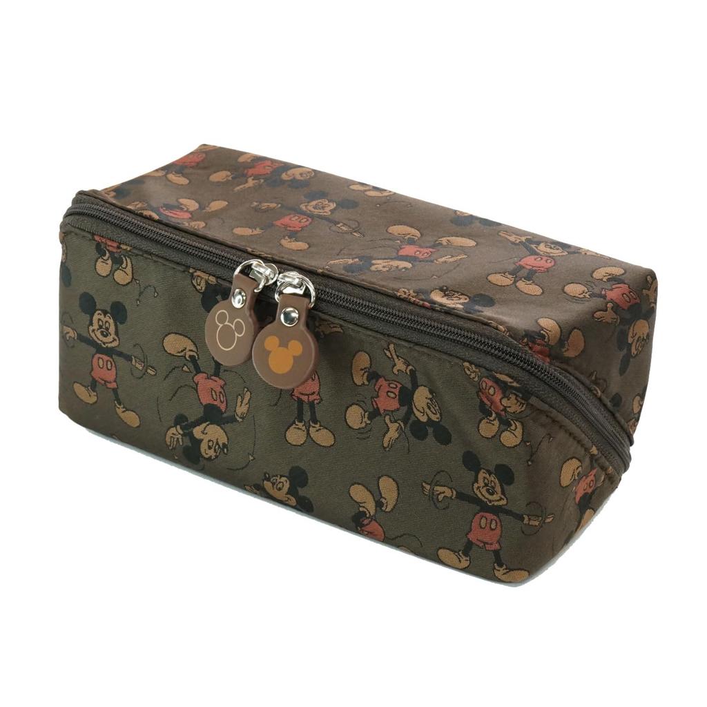 Disney Mickey Mouse PACAPO Large Brown Pouch, (D47797F) (Wa-65)