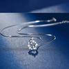 Lucky wreath sterling silver 925 necklace female French designer light luxury niche high sense fashion versatile