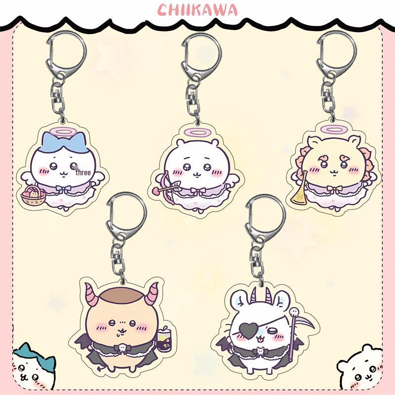 Kiiroitori Usagi Hachi Double-Sided Acrylic Pendant Keychain