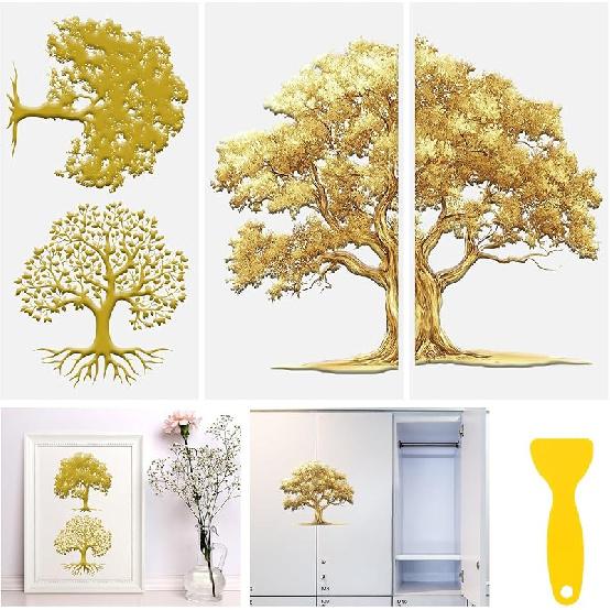 Rub On Transfers for Crafts, 3 Sheets Wildflowers Rub On Transfer Stickers Waterproof Self-Adhesive Butterflies and Flowers Rub On Transfer for Wood