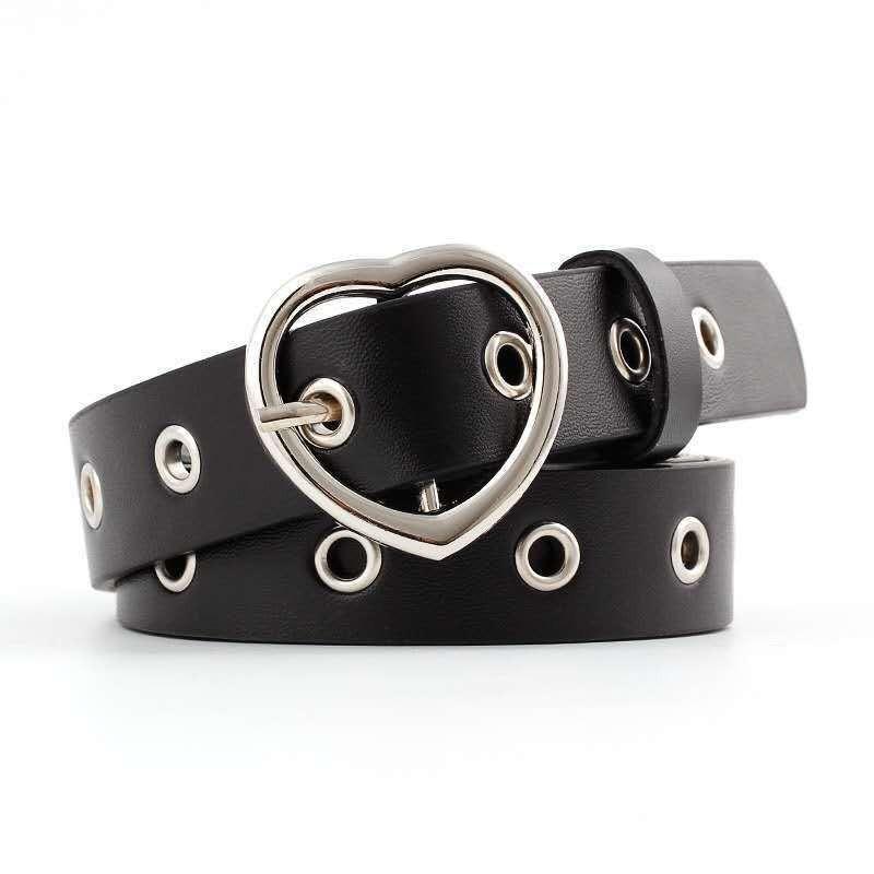 Chic Womens Korean Style Pu Belt With Eyecatching Buckle Options And Trendy Color Selections For Fall