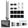 Radiator Fan Mount Zip Ties Clips Electric Transmission Coolers Mounting Tie Strap Universal Fan Mounting Kit Easy Setup