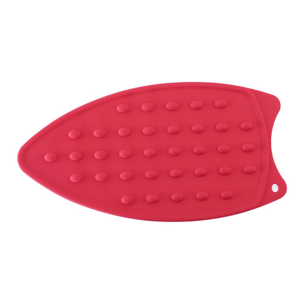 Iron Pad Portable Silicone Iron Rest Pad Placemat for Ironing Board Heat Resistant Iron Mat Dotted Table Mat Table Decoration