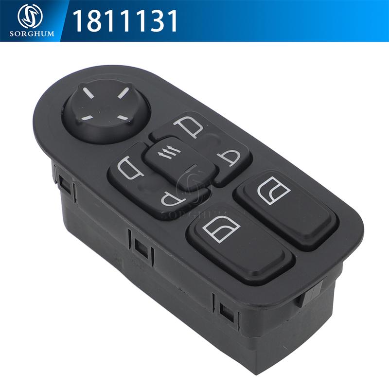1811131 Power Window Control Switch For DAF CF75 CF85 CF65 XF105 2005 2013 Glass Lifter Switch Button 1811135 1736600 1669884