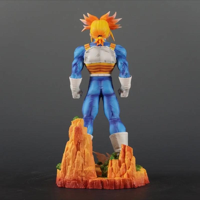 Drogan Boll Z Super Trunks Figure Replaceable Heads Future Trunks Action Figures 29cm Pvc Statue Collectible Model Toy Gifts