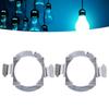 2Pcs Headlight Bulb Holder Stainless Steel Material Firm Stable Easy Install LED Headlight Bulb Base
