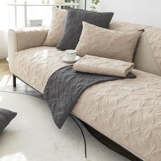 

Скандинавские жаккардовые чехлы для диванов для гостиной, стеганый Нескользящий чехол для дивана, коврик для дивана для домашних животных, чехлы для диванов, мебельный чехол 70x70cm