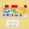 Children'S Bead Counting Game Large Class Toys Wooden Early Education Puzzle Learning Color Number Cognitive Teaching Aids