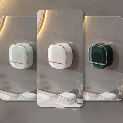 Soap Box Wall Mounted Light Luxury Soap Rack Non Perforated Soap Box Drainage Laundry Soap Box Convenient