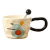 Retro Mug Design Sense Big Ears Ins Style Ceramic Cup Couple Coffee Cup Office Water Cup Home Use