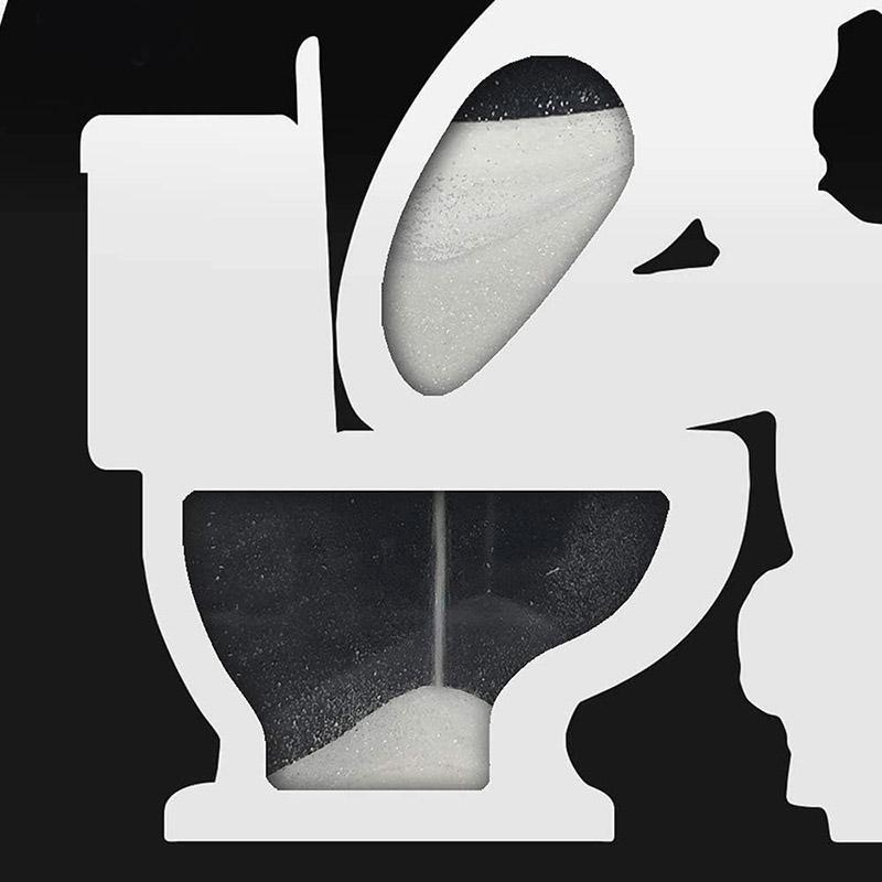 Toilet Hourglass Timer 5 Minute Restroom Sand Clock Prevent Procrastination Manage Time Countdown Birthday Christmas Funny Gifts