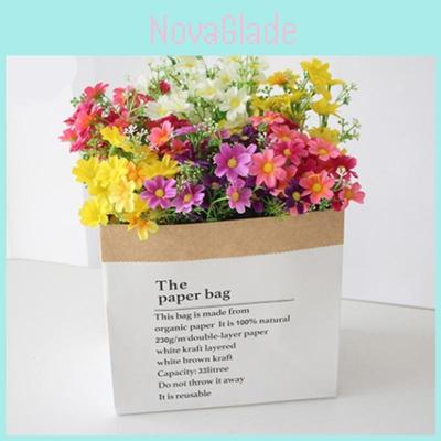 Artificial Chrysanthemum Flower Bouquet With Silk Fabric For Garden Decor And Floral Arrangements