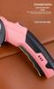 Rechargeable Round Blade Shears: Electric Fabric-Cutting Scissors for Carpet, Curtains, Leather, and Home Use.