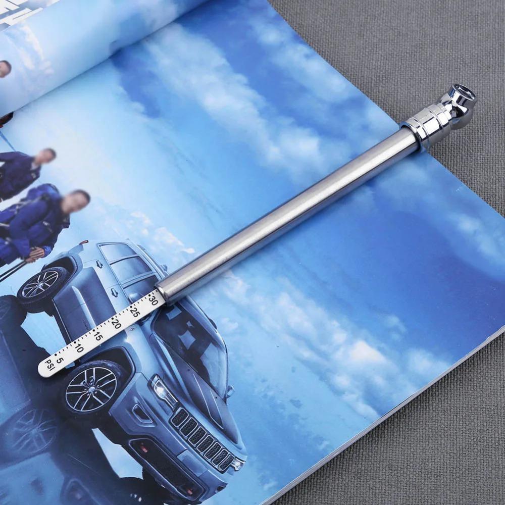 5-50PSI Tyre  Air Pressure Test Meter Pen Shaped Tire Pressure Test Pen Durable Tire Gauge