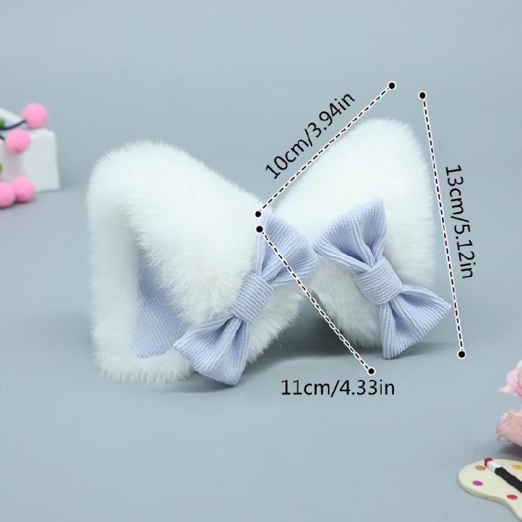 Handmade Cartoon Cosplay Costume Kitten Ears Halloween Party Role Play Hair Clip