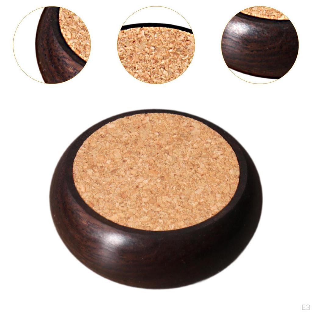 Wood Pin Cushion Needle Holder Sturdy Craft Supplies Sewing Essentials Round for Stitchwork