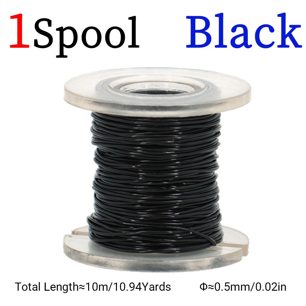 1PC Colored Elastic Thread Mayfly Shrimp Fly Larva Body Making Material High Elasticity Suitable for Trout Salmon Fishing Baits