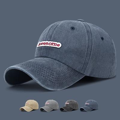 Letter Embroidery Baseball Cap Men's Sunshade Snapback Hat Sun Visor Hats Fishing Hat Peak Cap