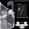 Aquarium Isolation Box Transparent Acrylic Fish Tank Small Fry Breeding Box Single Grid Double Grid Aquarium Supplies