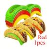 Portable Burrito Rack Tortilla Tray Taco Holder Food Tray Non-toxic Food Grade Kitchen Cooking Gadgets Hot Dog Grill Gadgets 1pc
