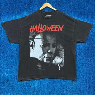 Halloween Michael Myers Callin Übergröße Horrorfilm T-Shirt XL