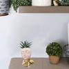 Doll with Horn Shaped Concrete Moulds DIY Vase Molds Silicone Material for DIY