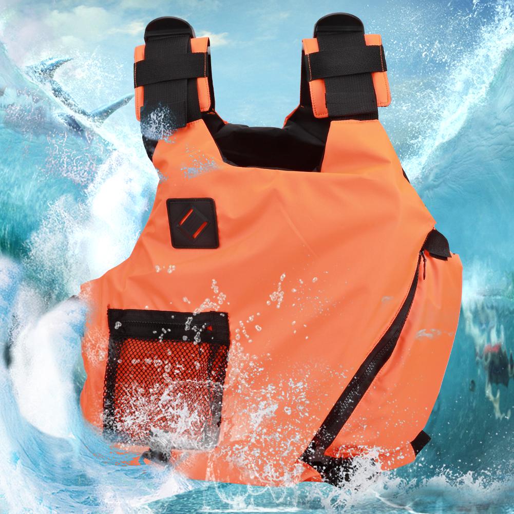 Professional Outdoor Adult Life Jacket Vest Oblique Zipper Safety Protective Wear for Swimming Snorkeling Sailing