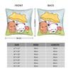 Kawaii Cute Bubu Panda Dudu Pillowcase Double-Sided Printing Cushion Cover Decorations Throw Pillow Case Cover Home 45*45Cm