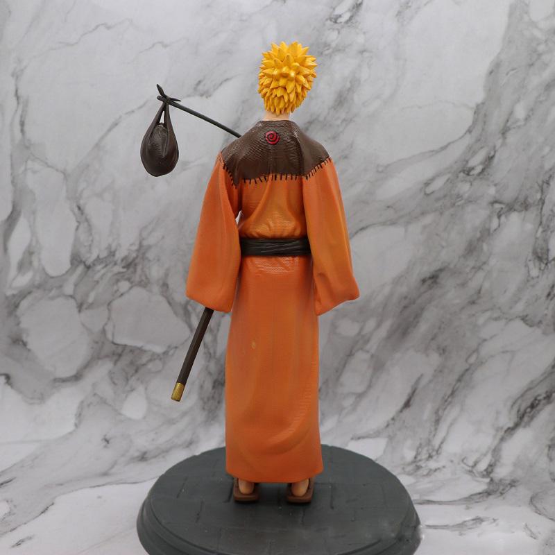 Limit  Anime Figure Uzumaki Naruto Uchiha Sasuke Action Figures With base Kimono style PVC Model Doll Toys