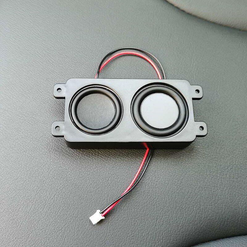 4 Ohm Small Speaker Cabinets Pair with Subwoofer, Full-Range Sound TV Speakers