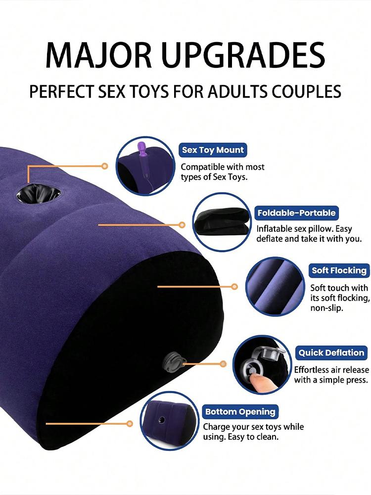 Inflatable Sex Major  Cushion for Enhanced Erotic Positions Sextoys Wedge Pad Sexual Life Adult Furniture Exotic Sex Toys