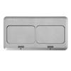 Aluminum Alloy Pop-up Multifunctional Floor Socket with USB and German Standard Network Ports