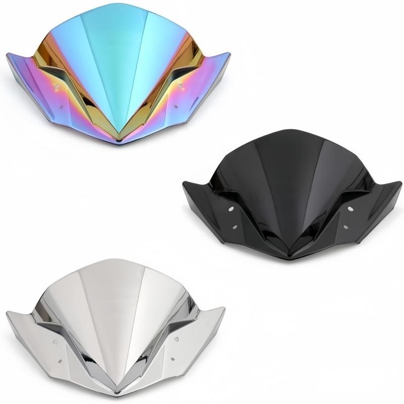 Motorcycle windshield air deflector front windshield Flow Guide Plate Double Bubble for Yamaha FZ 16 FZ16 FZ-16 2014-2016