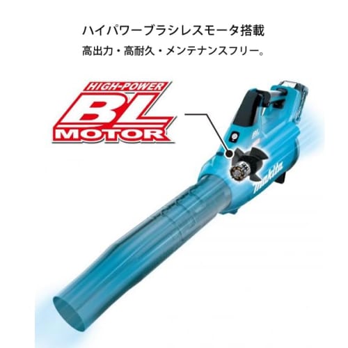 Makita Rechargeable Blower 40Vmax 2.5Ah with 2 Batteries and Charger MUB001GRDX