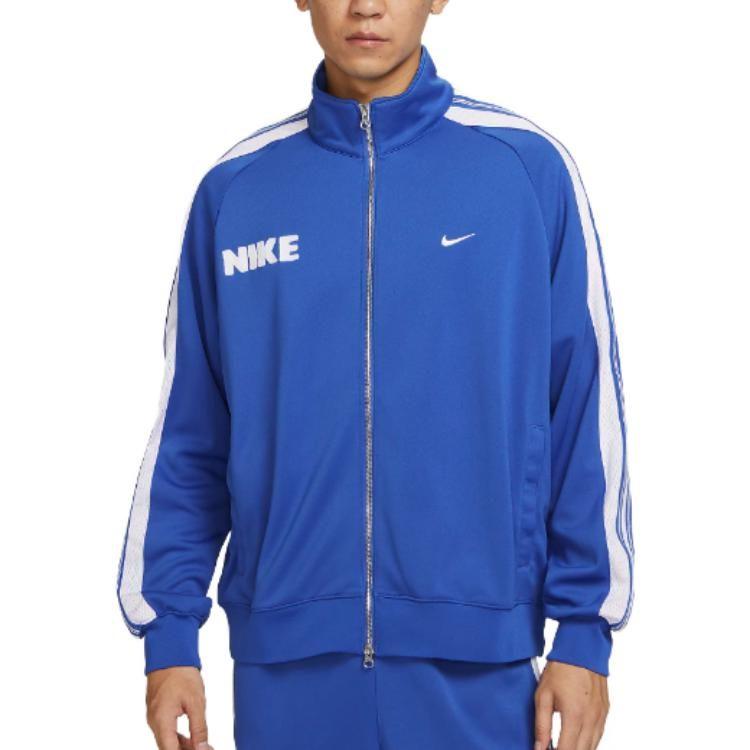 Nike Jackets Men's Blue Stand Collar Moderate Other FB7037-480