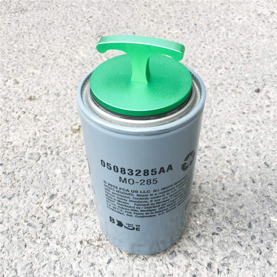 Aluminum Alloy-Oil Filter Plug Tool Oil Filter Plug Cap Off Tool for Dodge Ram 05083285AA Turbo Diesel 5.9L 6.7L Cummins