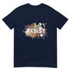 Resist Floral Anti Trump Political Protest TShirt